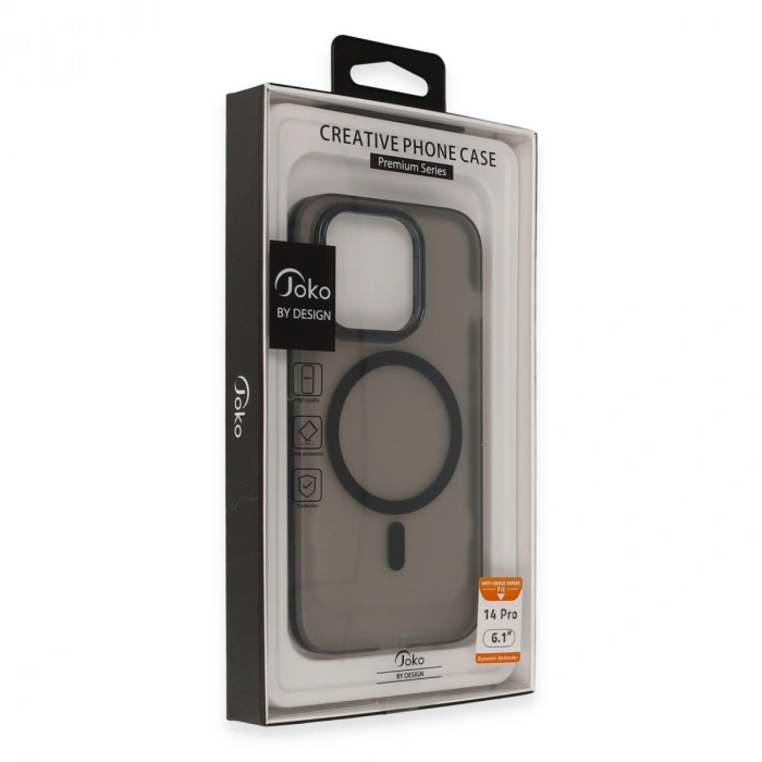 Joko İphone 15 Pro Max Frost Standlı Magsafe Kapak - Sierra Blue