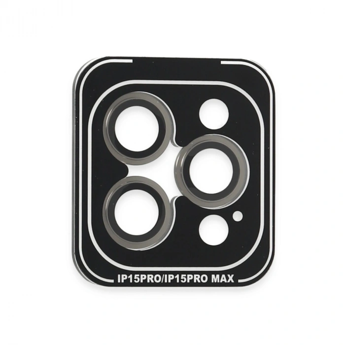Joko İphone 15 Pro Max Pvd Metal Kamera Lens - Gri