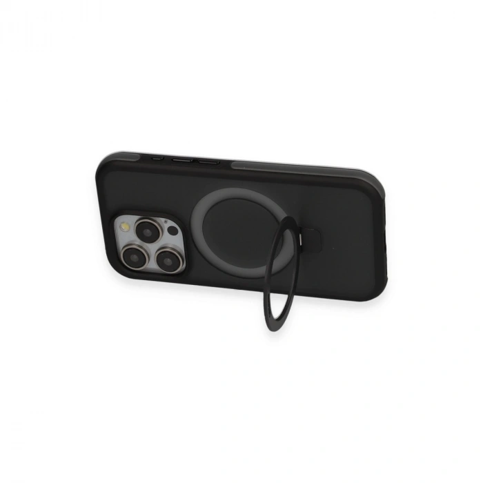 Joko İphone 15 Pro Max Zorda Airbag Magsafe Standlı Kapak - Lacivert