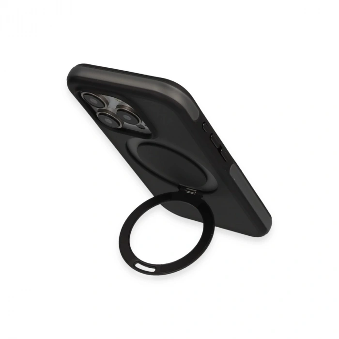 Joko İphone 15 Pro Max Zorda Airbag Magsafe Standlı Kapak - Titan Gri