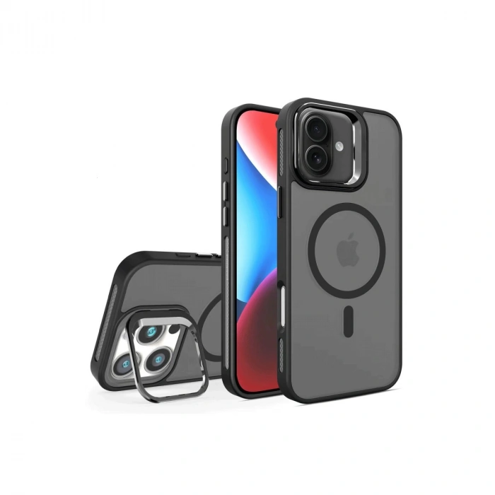 Joko İphone 16 Flet Lens Magsafe Kapak - Siyah