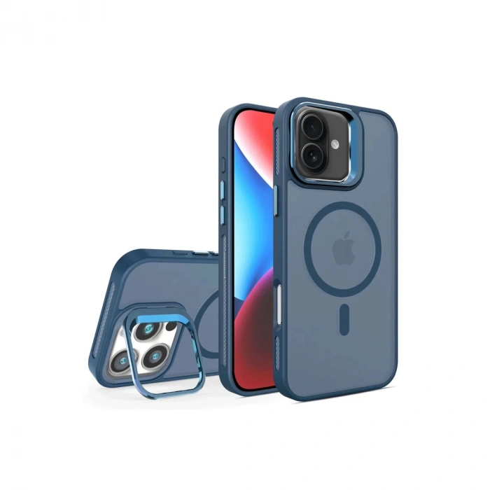 Joko İphone 16 Plus Flet Lens Magsafe Kapak - Lacivert