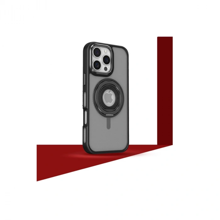 Joko İphone 16 Pro Banza Magsafe Standlı Kapak - Pembe