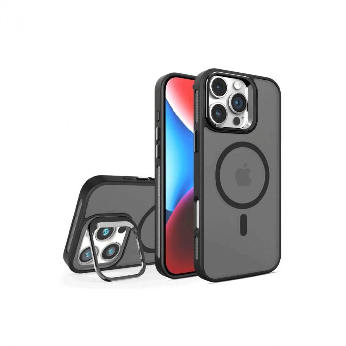 Joko İphone 16 Pro Flet Lens Magsafe Kapak - Siyah