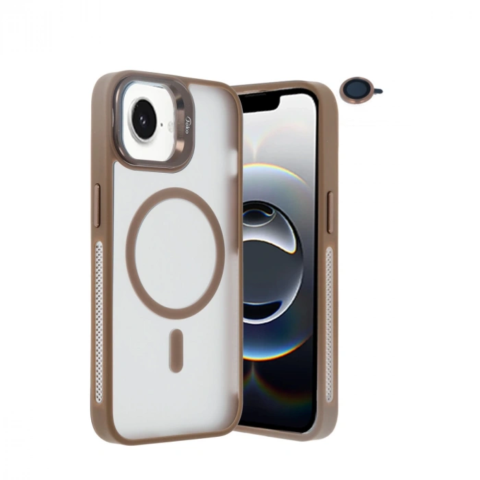 Joko İphone 16e Flet Lens Magsafe Kapak - Gold