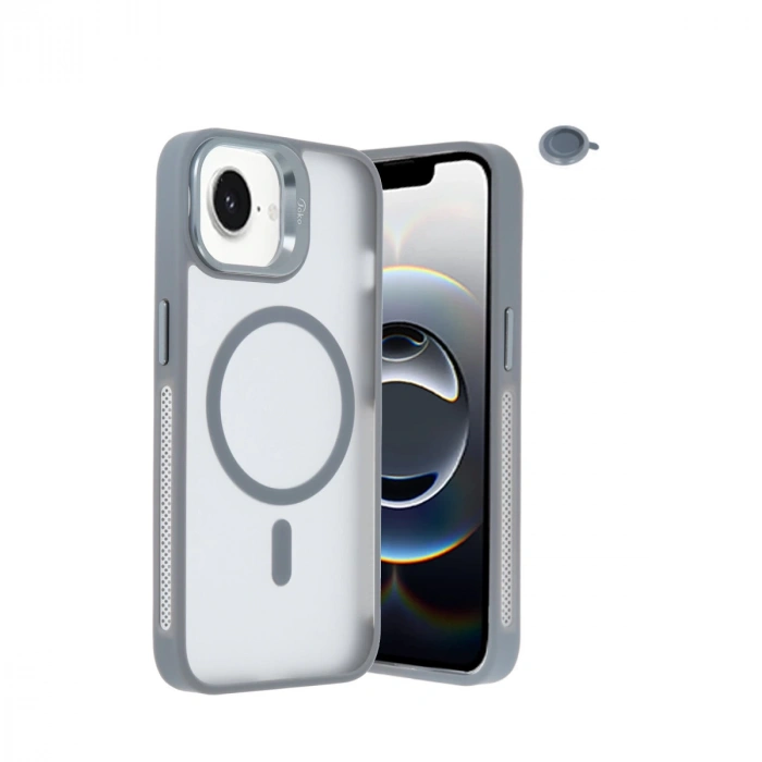 Joko İphone 16e Flet Lens Magsafe Kapak - Gri
