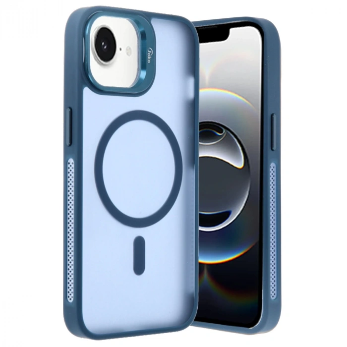 Joko İphone 16e Flet Lens Magsafe Kapak - Lacivert