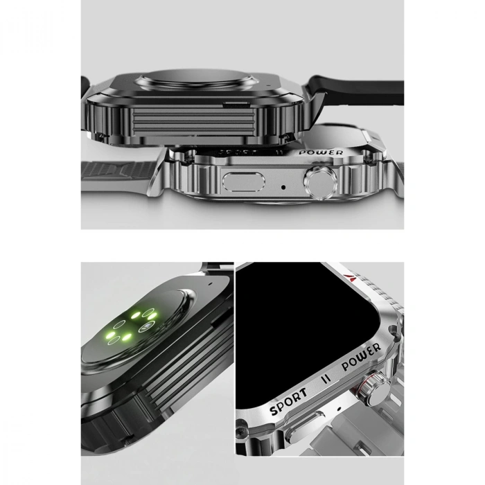 Joko Od3 2.1 İnç Ips Ekran Ip68 Su Geçirmez Konuşma Ve Nfc Özellikli Akıllı Saat - Gümüş