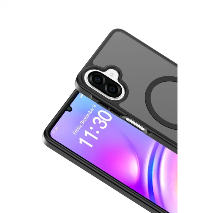 Joko Samsung Galaxy A07 Jota Magsafe Kapak - Siyah