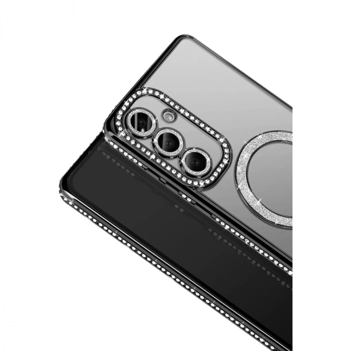 Joko Samsung Galaxy A37 5g Joke Simli Magneticsafe Kılıf - Siyah