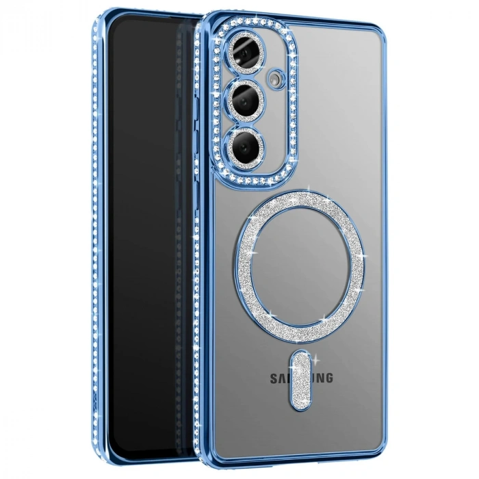 Joko Samsung Galaxy A57 5g Joke Simli Magneticsafe Kılıf - Mavi