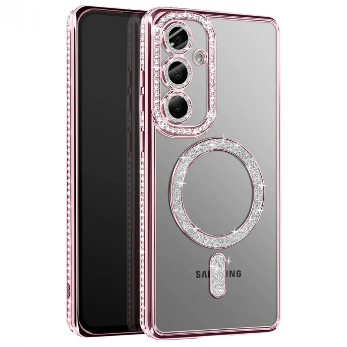 Joko Samsung Galaxy A57 5g Joke Simli Magneticsafe Kılıf - Pembe