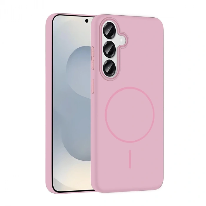 Joko Samsung Galaxy S23 Fe Broş Magsafe Kapak - Pembe
