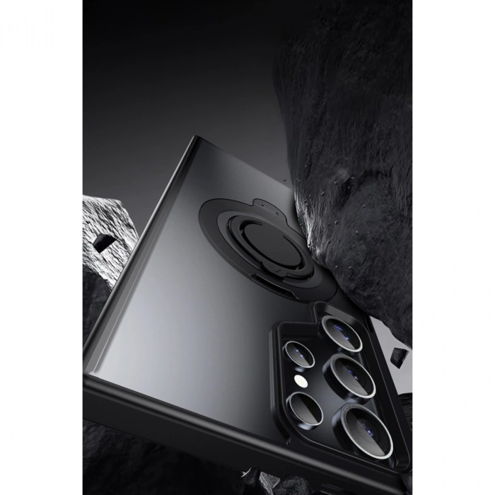 Joko Samsung Galaxy S24 Avatar 360 Dönen Magsafe Kapak - Siyah