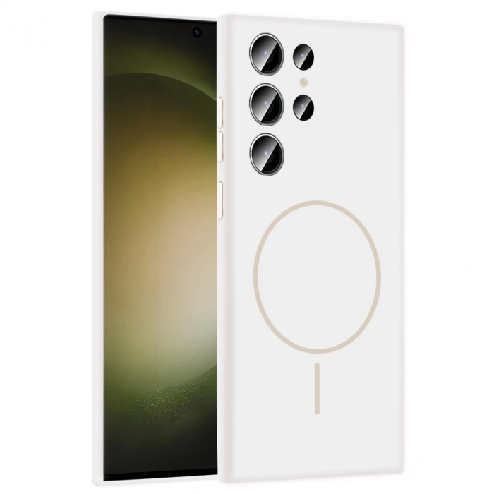 Joko Samsung Galaxy S24 Ultra Kılıf Jully Magsafe Kapak - Beyaz