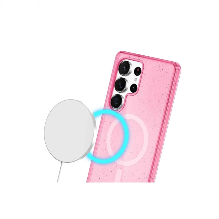 Joko Samsung Galaxy S24 Ultra Kılıf  Magsafe Kapak - Pembe