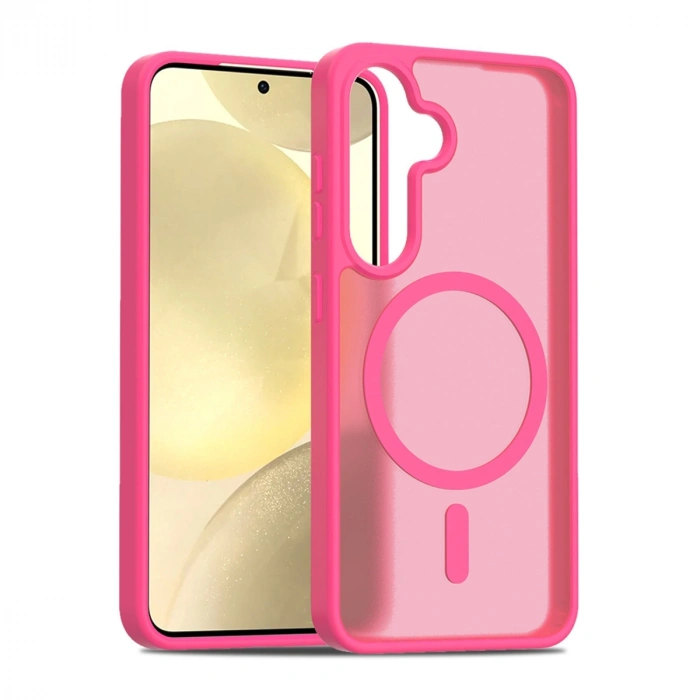 Joko Samsung Galaxy S25 Jota Magsafe Kapak - Rose