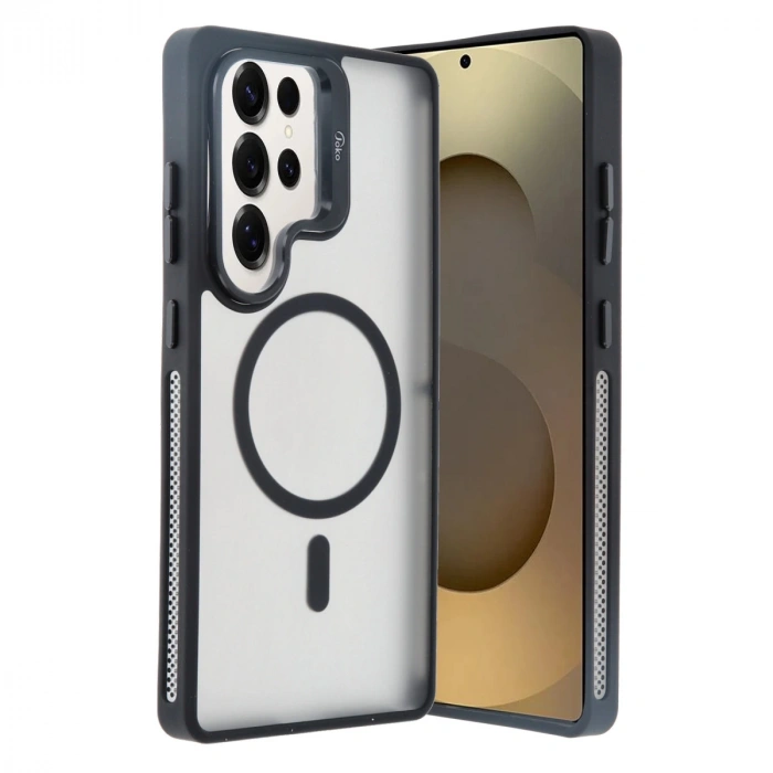 Joko Samsung Galaxy S25 Ultra Flet Lens Magsafe Kapak - Siyah