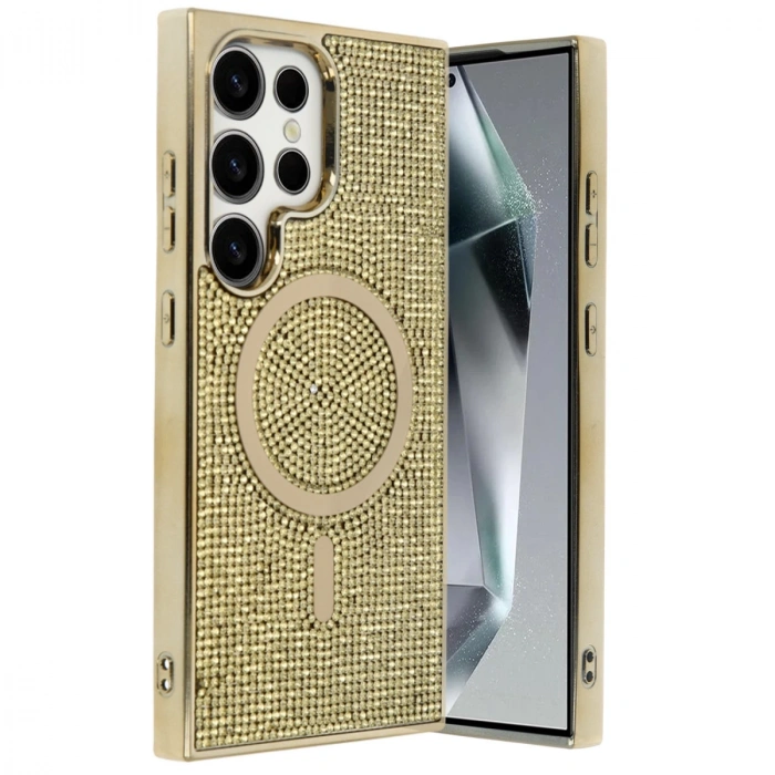 Joko Samsung Galaxy S25 Ultra Helen Magsafe Kapak - Gold