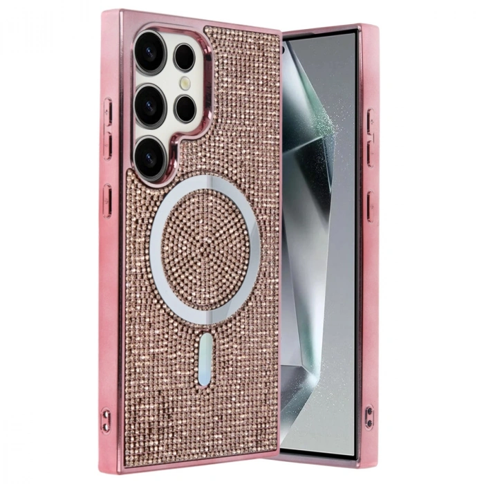 Joko Samsung Galaxy S25 Ultra Helen Magsafe Kapak - Pembe