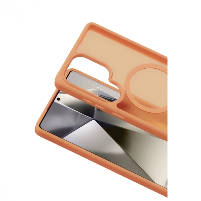 Joko Samsung Galaxy S25 Ultra Jota Magsafe Kapak - Turuncu