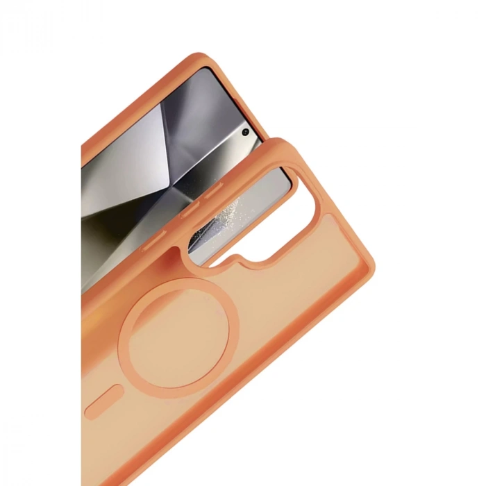 Joko Samsung Galaxy S25 Ultra Jota Magsafe Kapak - Turuncu