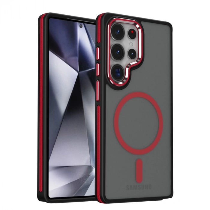 Joko Samsung Galaxy S25 Ultra Winner Magsafe Kapak - Kırmızı