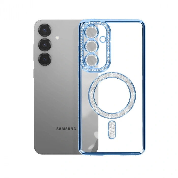 Joko Samsung Galaxy S26 Joke Simli Magneticsafe Kılıf - Mavi