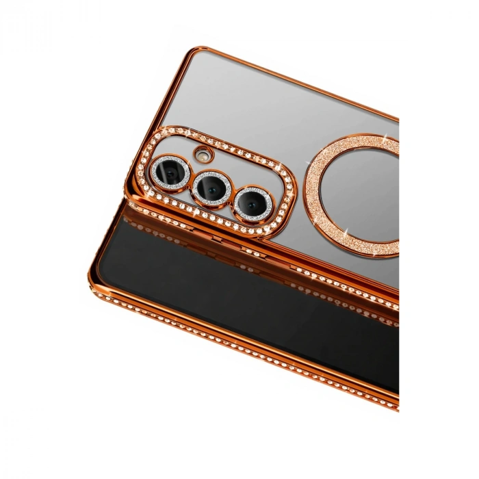 Joko Samsung Galaxy S26 Joke Simli Magneticsafe Kılıf - Turuncu