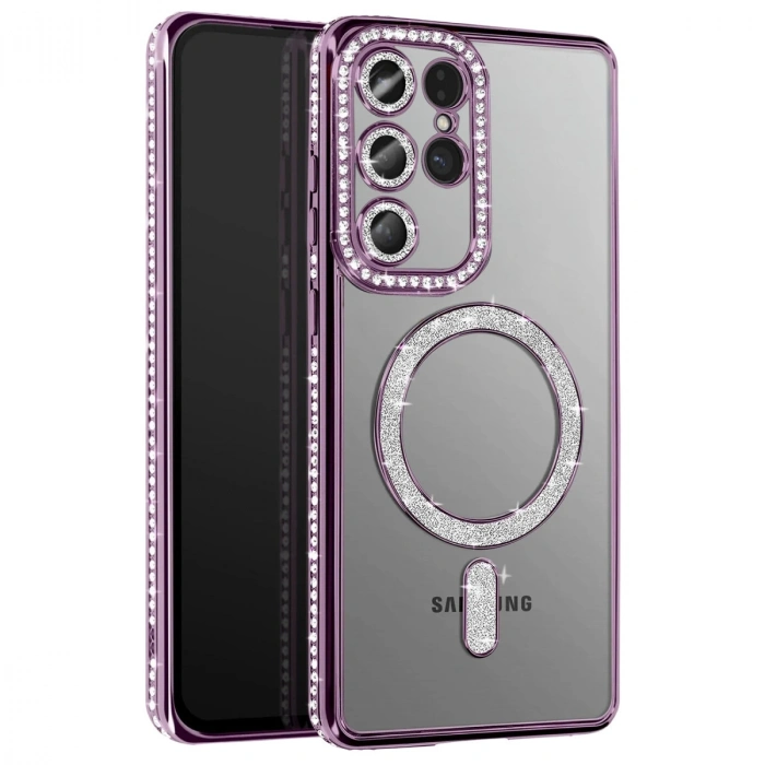 Joko Samsung Galaxy S26 Ultra Joke Simli Magneticsafe Kılıf - Derin Mor