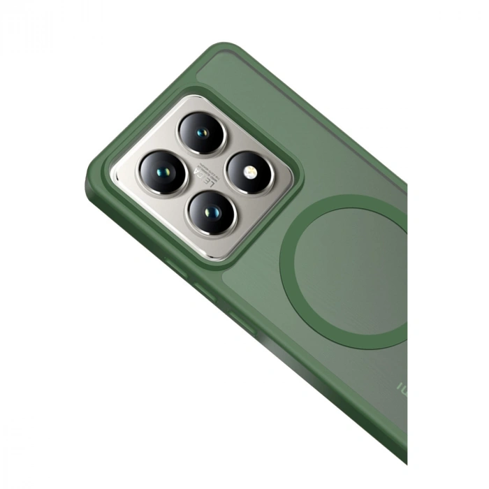 Joko Xiaomi Mi 14t Pro Jota Magsafe Kapak - Koyu Yeşil