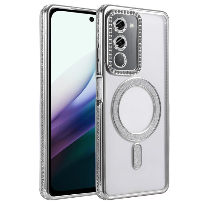 Joko Xiaomi Redmi 15 4g Joke Simli Magneticsafe Kılıf - Gümüş