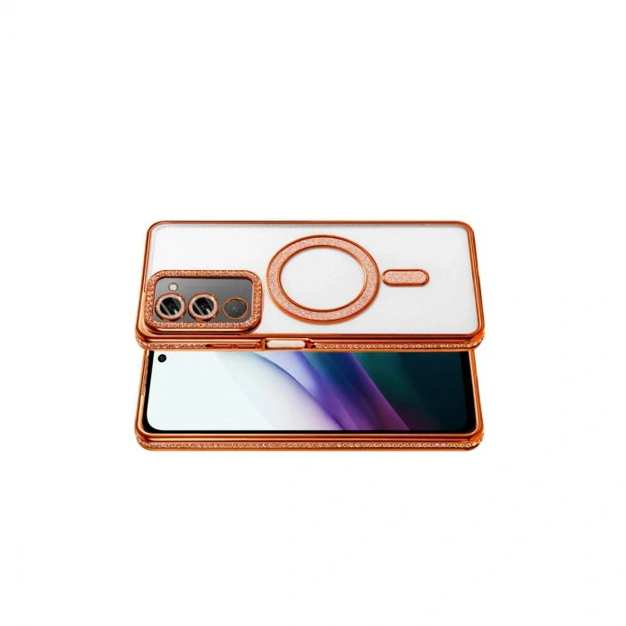 Joko Xiaomi Redmi 15 4g Joke Simli Magneticsafe Kılıf - Turuncu
