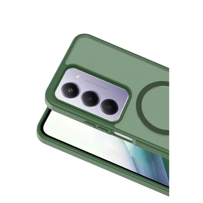 Joko Xiaomi Redmi 15 4g Jota Magsafe Kapak - Koyu Yeşil
