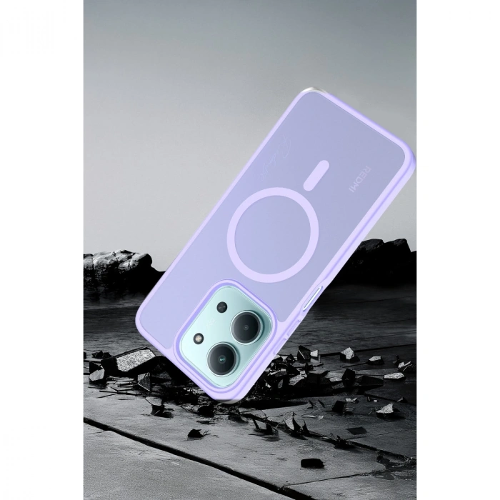 Joko Xiaomi Redmi 15c 4g Jota Magsafe Kapak - Lila