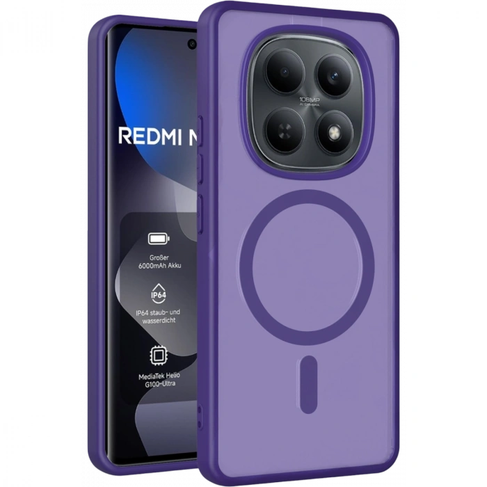 Joko Xiaomi Redmi Note 15 Pro 4g Jota Magsafe Kapak - Derin Mor