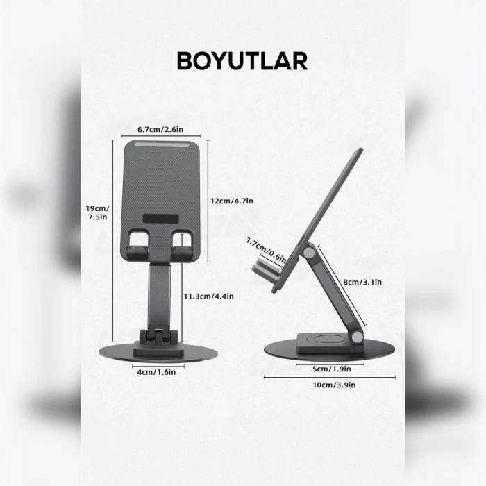 Kablo Geçirilebilir Telefon Tutucu