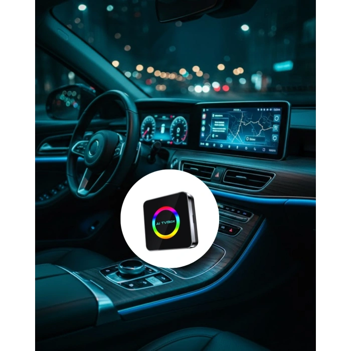 Kablosuz Android Auto Carplay Destekli Araç Multimedya Adaptörü