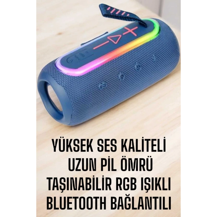 Kablosuz Bluetooth Hoparlör Uzun Pil Ömrü Taşınabilir