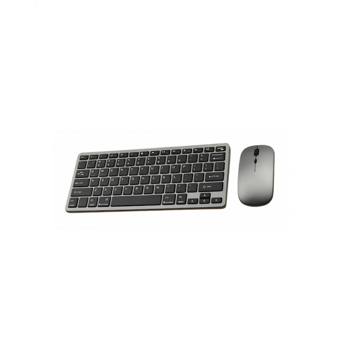 Kablosuz Bluetooth Klavye Mouse Seti Şarjlı Tablet Laptop Uyumlu