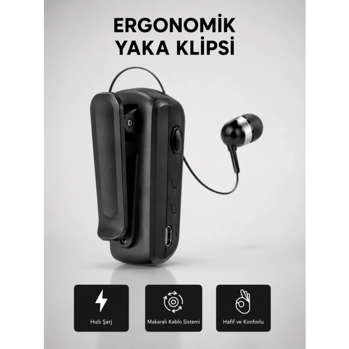 Kablosuz Bluetooth Kulaklık – Gürültü Önleyici, Uzun Pil Ömürlü, Çift Cihaz Bağlantılı