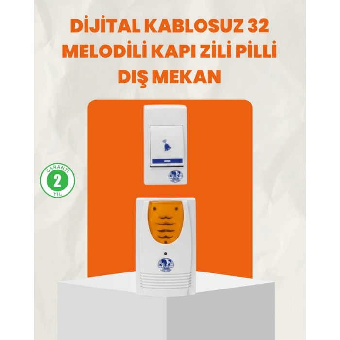 Kablosuz Kapı Zili Ev Ve Ofis İçin Konforlu Çözüm