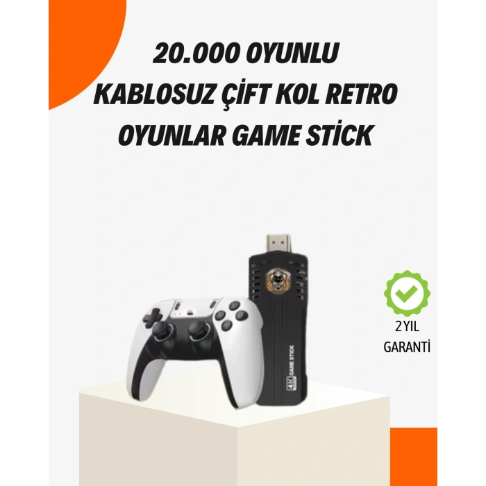 Kablosuz Retro Oyun Konsolu – 30.000+ Oyun Ve Hd Görüntü İle Kesintisiz Eğlence