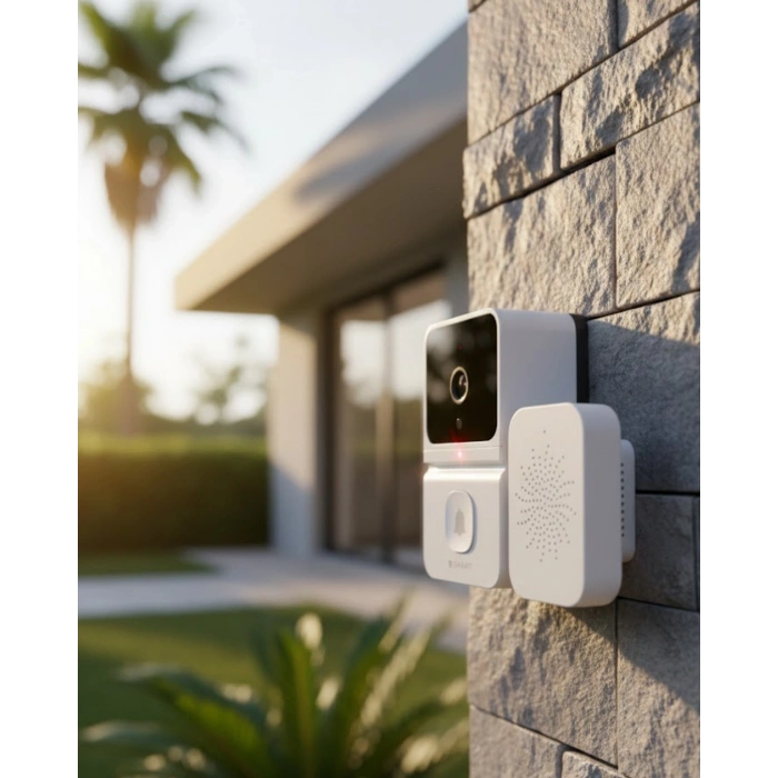 Kablosuz Video Kapı Zili Android İos Uyumlu Güvenlik Kamerası