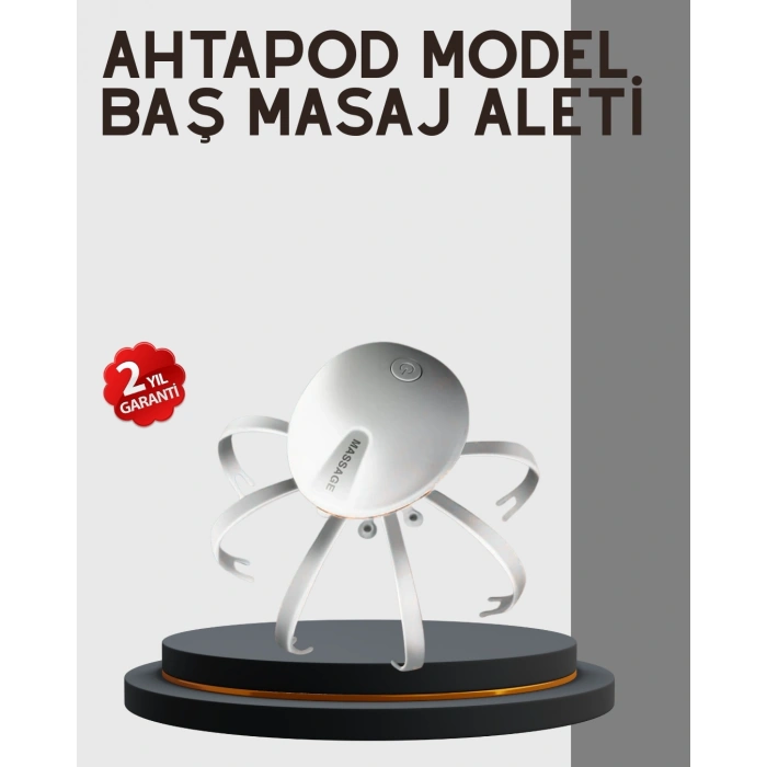 Kafa Derisi Masaj Aleti Usb-c Şarjlı Rahatlatıcı Ve Canlandırıcı Masaj