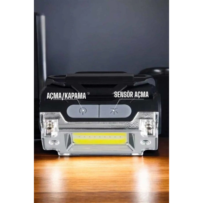 Kafa Lambası Kamp Feneri Balıkçı Feneri Başlıklı Suya Dayanıklı