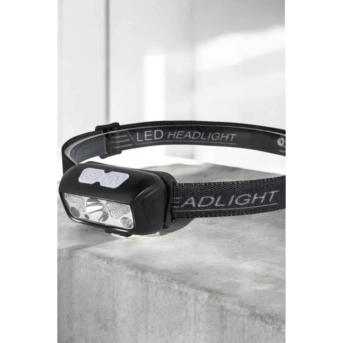 Kafa Lambası Kamp Lambası Sensörlü Şarjlı Ayarlanabilir