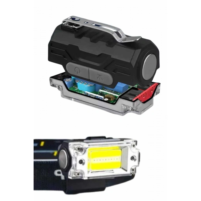 Kafa Lambası, Su Geçirmez Kafa Feneri 3 Mod Aydınlatma