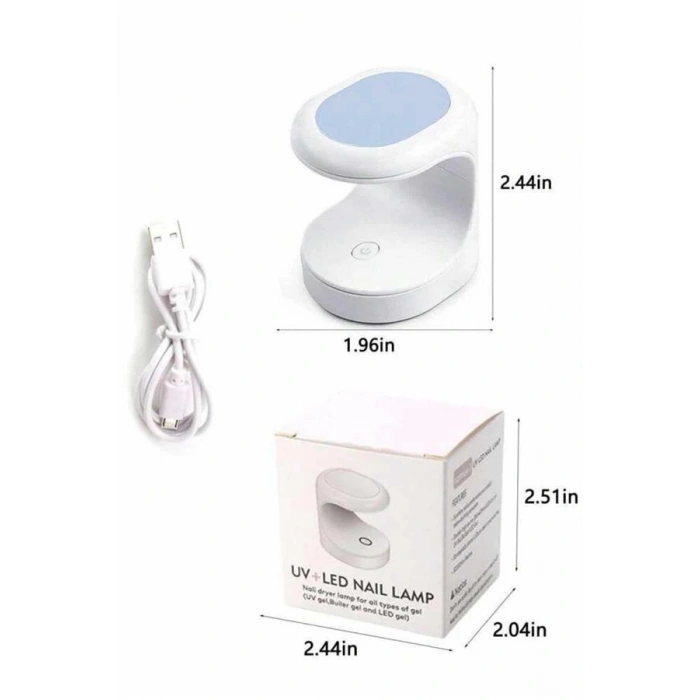 Kalıcı Oje Kurutucu Uv Led Teknolojisi Taşınabilir Mini Tırnak Kurutucu