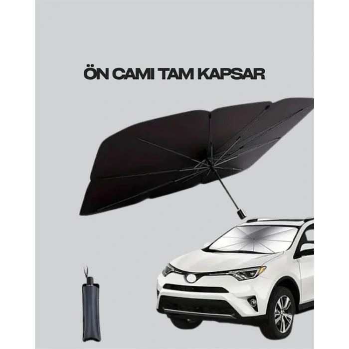 Kalın Kumaşlı Ön Cam Güneşliği – Solmaz, Deforme Olmaz, Uzun Ömürlü